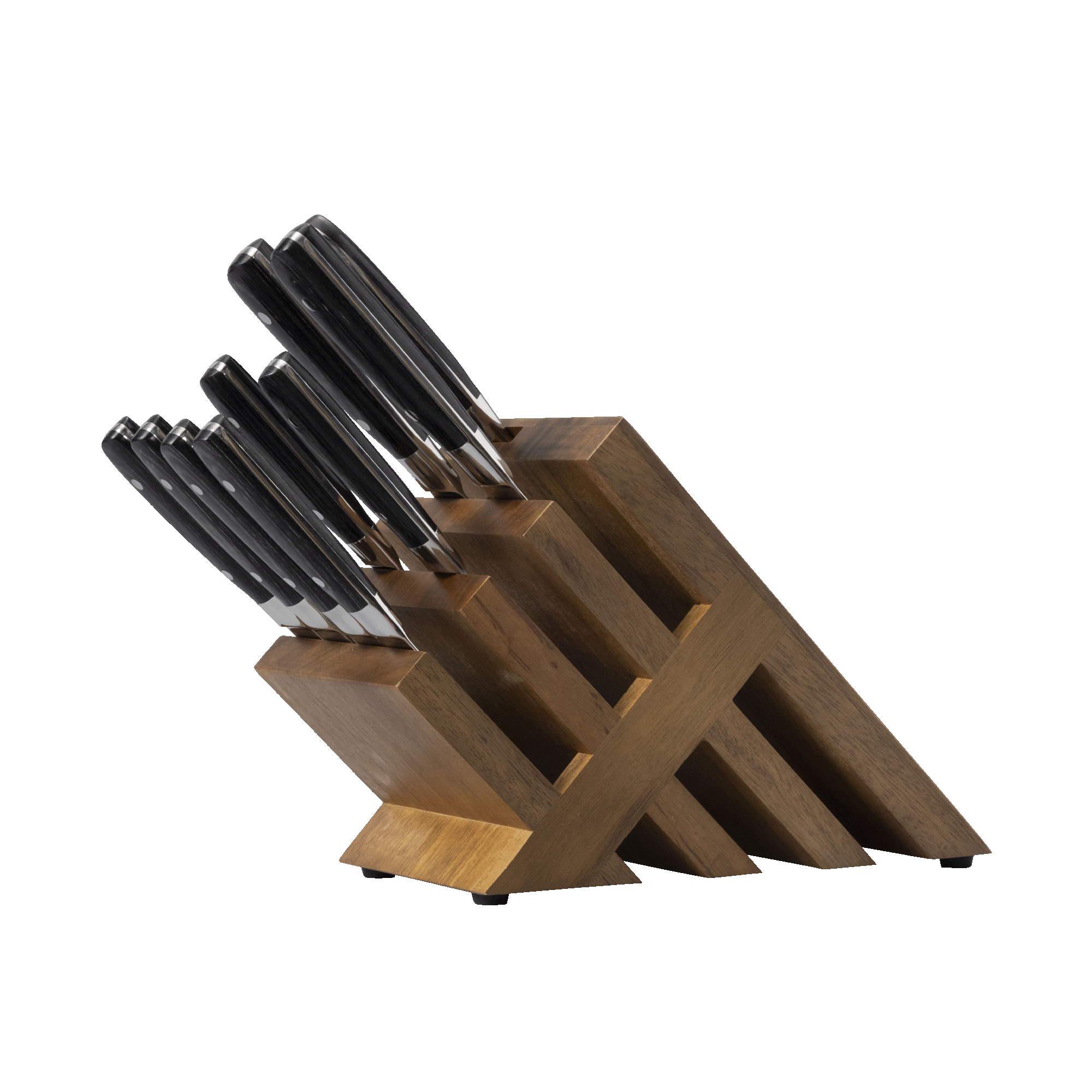 Avanta Damascus Block Set - 10 Piece | Messermeister