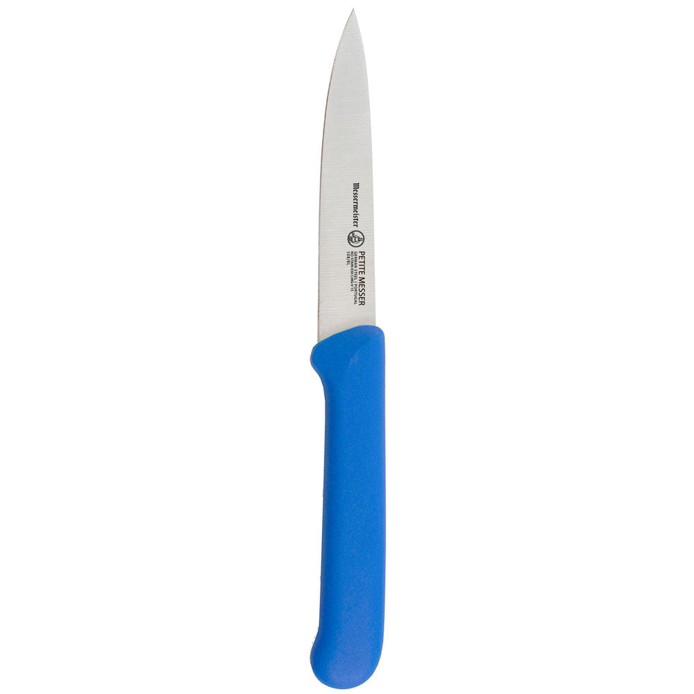 4 Inch Spear Point Parer with Matching Sheath - Blue