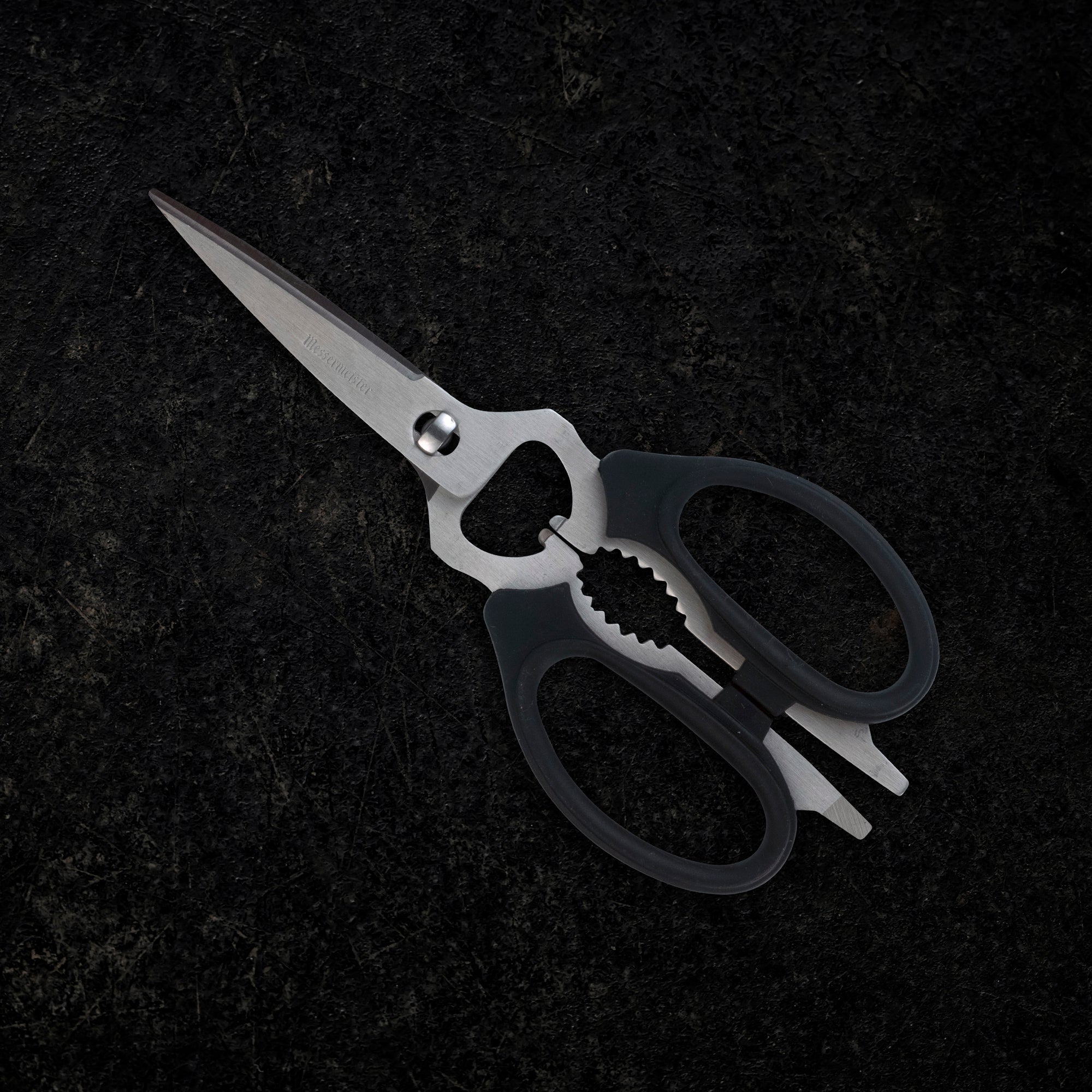 8 Inch Take-Apart Kitchen Scissors_Black_Chives