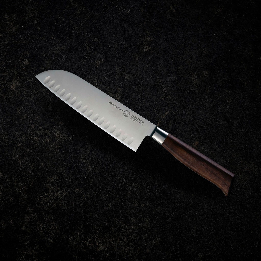 Royale Elite 7 Inch Kullenschliff Santoku Knife