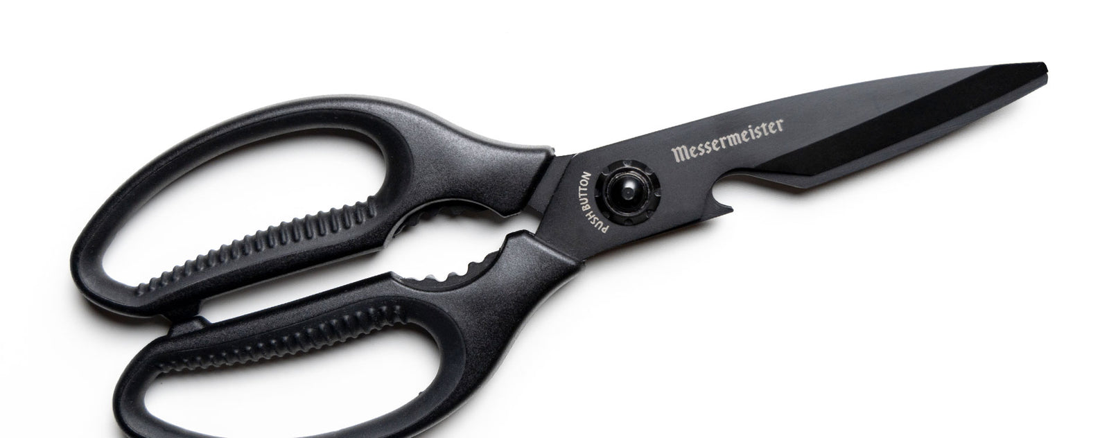 Messermeister Black Silicone Coated Locking Tong / 9 inch