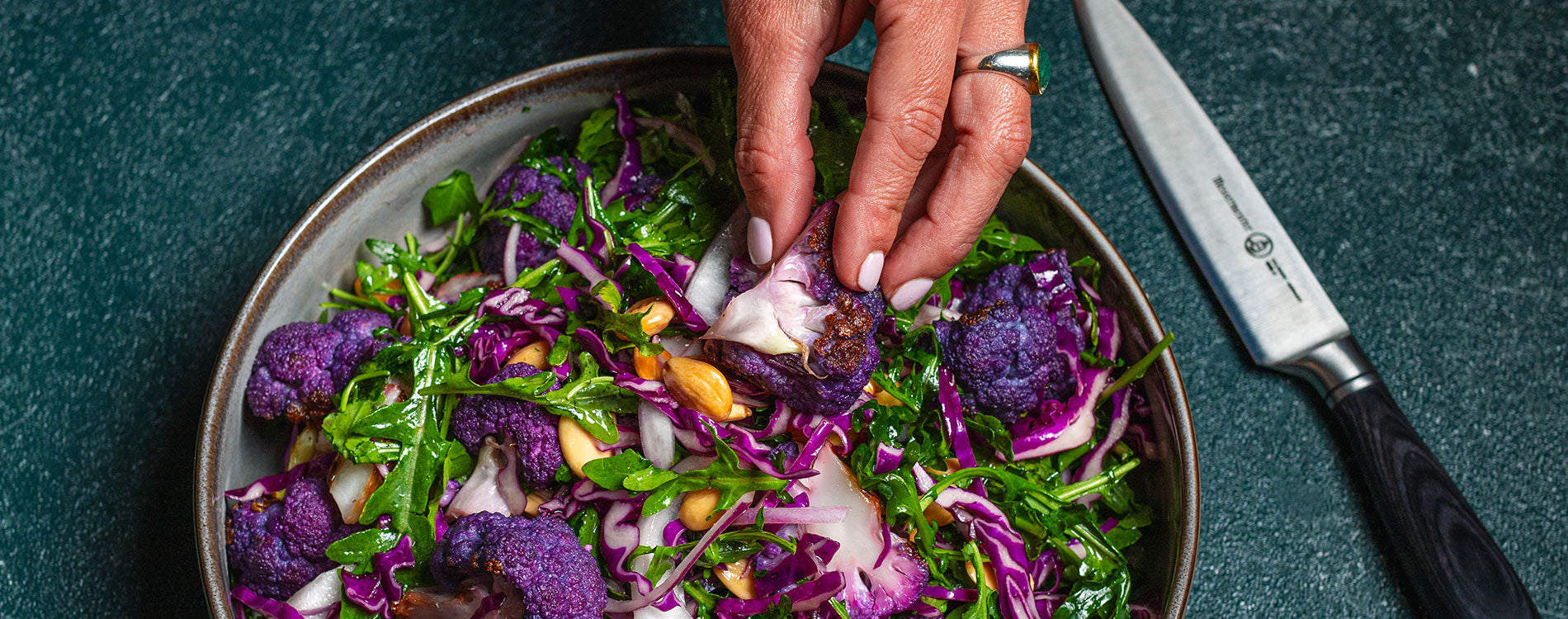 Roasted Cauliflower Salad by Chef Jessica Monty