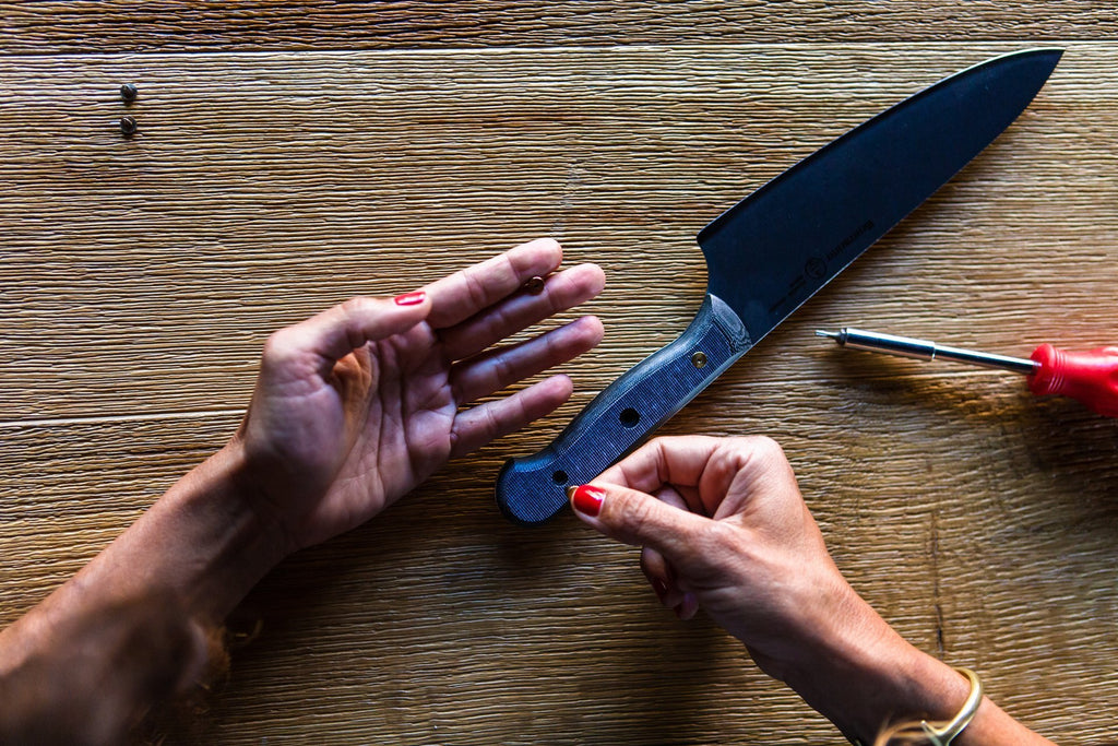 Custom 7 Inch Kullens Santoku Knife