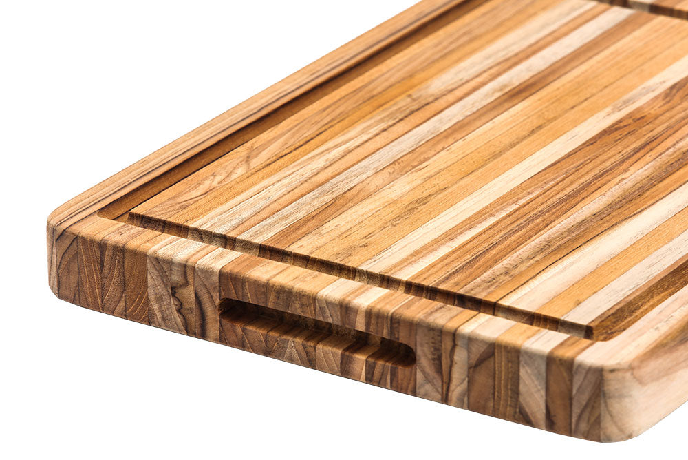 TeakHaus Professional Carving Board with Juice Canal - 16" x 12"