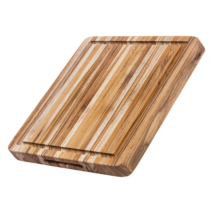 TeakHaus Professional Carving Board with Juice Canal - 16" x 12"