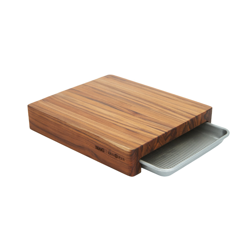 TeakHaus Prep to Pan Cutting Board - 13" x 11.4"