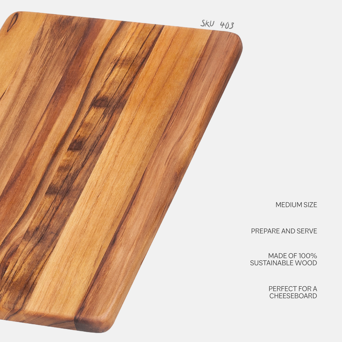 TeakHaus Essential Cutting Board Set - 3 Piece