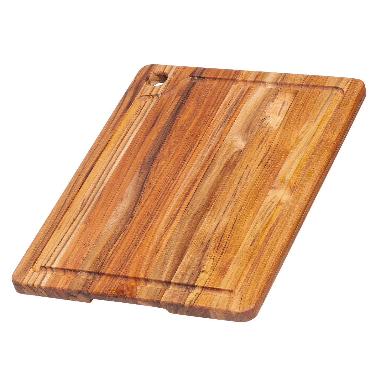 TeakHaus Rectangle Marine Cutting Board with Juice Canal - 16" x 12"