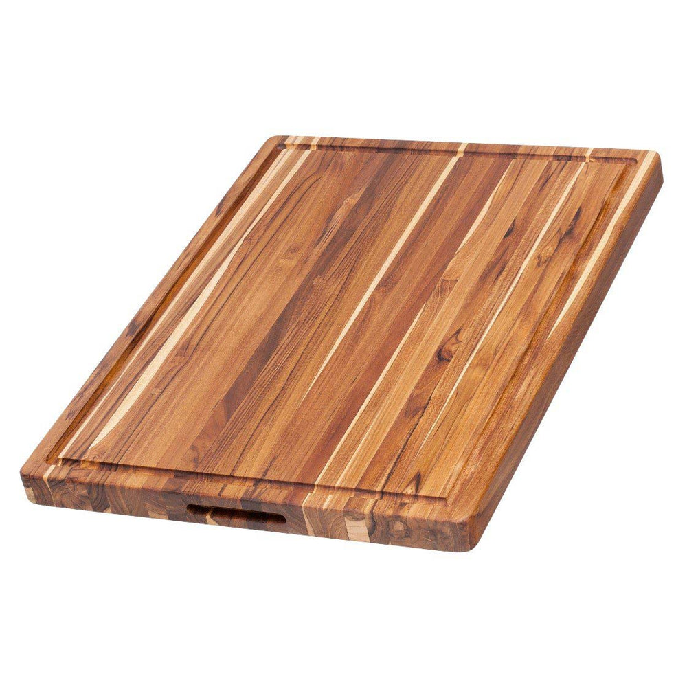TeakHaus Traditional Carving Board with Juice Canal - 20" x 15"