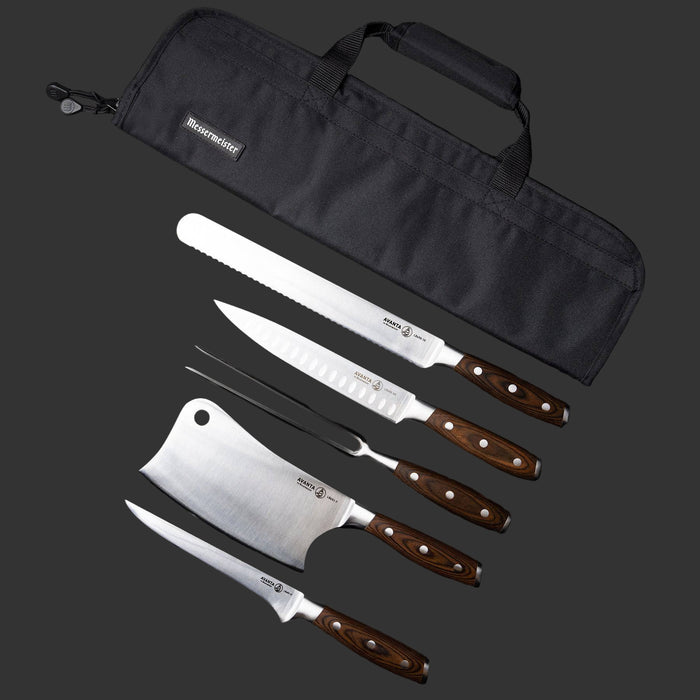Avanta Pakkawood 6 Piece Pro BBQ Knife Set - Messermeister