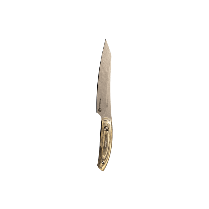 Messermeister Carbon Utility Knife - 6" - Made in Italy -Driftwood Evergreen™ Handle - Bohler K110 Steel