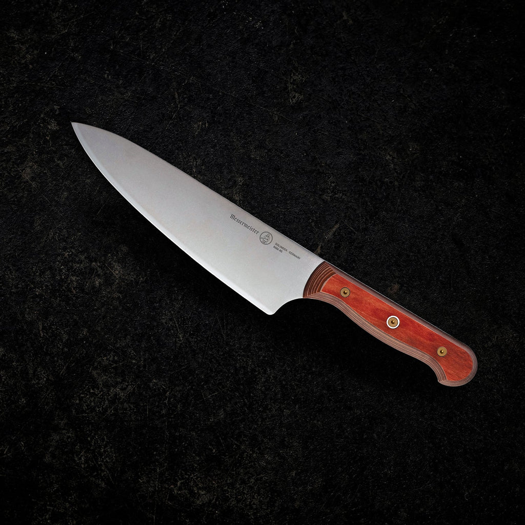 Custom Terra Red 8 Inch Chef's Knife
