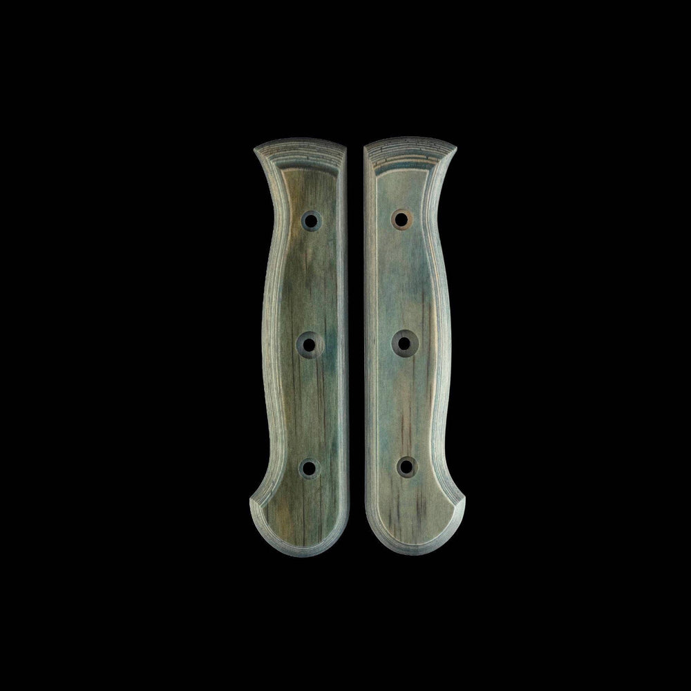 Messermeister Custom Indigo Mod Kit Handle - Medium - 6.5-7" - Made in Spain - Indigo Evergreen Handle