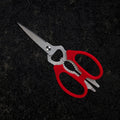 8 Inch Take-Apart Kitchen Scissors - Red