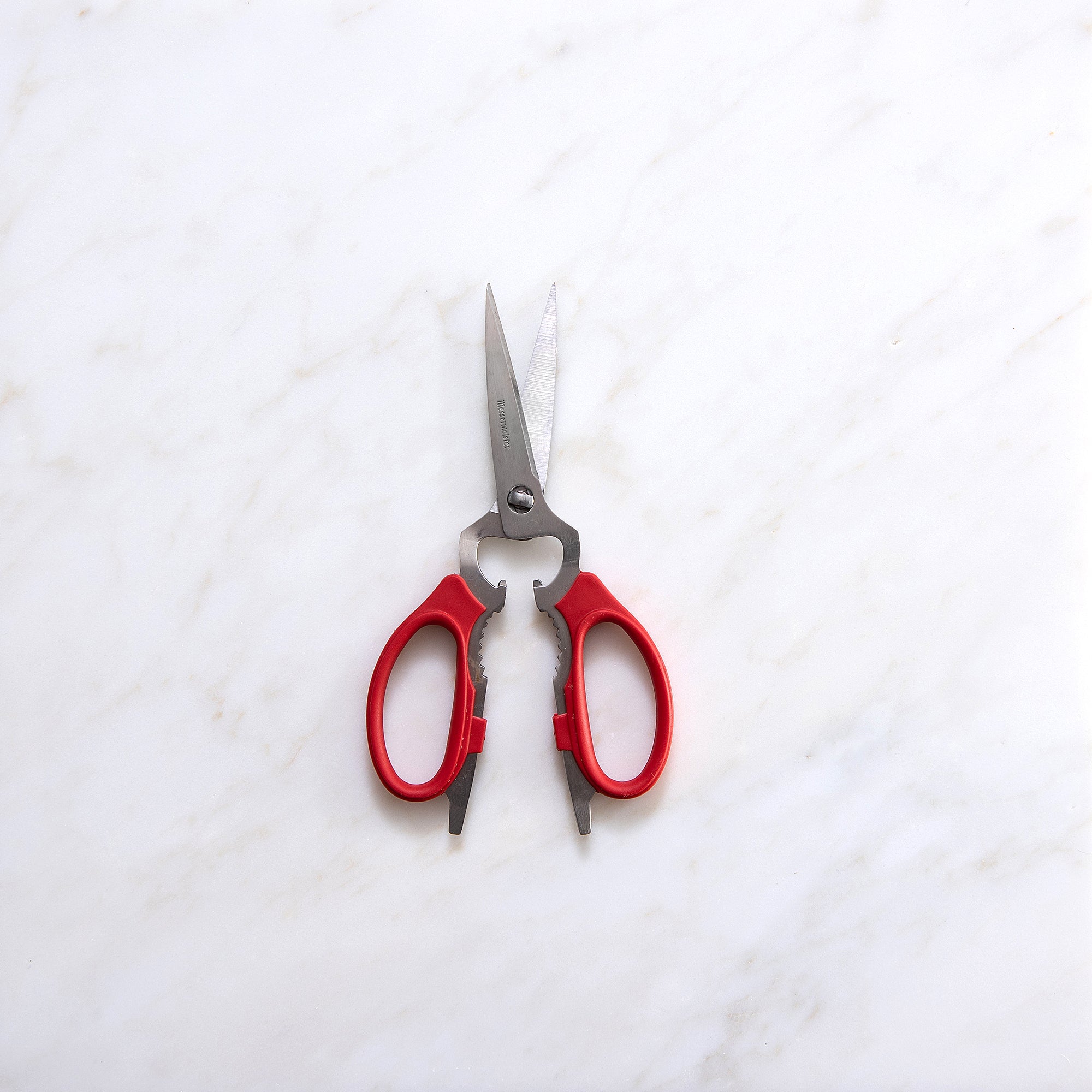 8 Inch Take-Apart Kitchen Scissors - Red