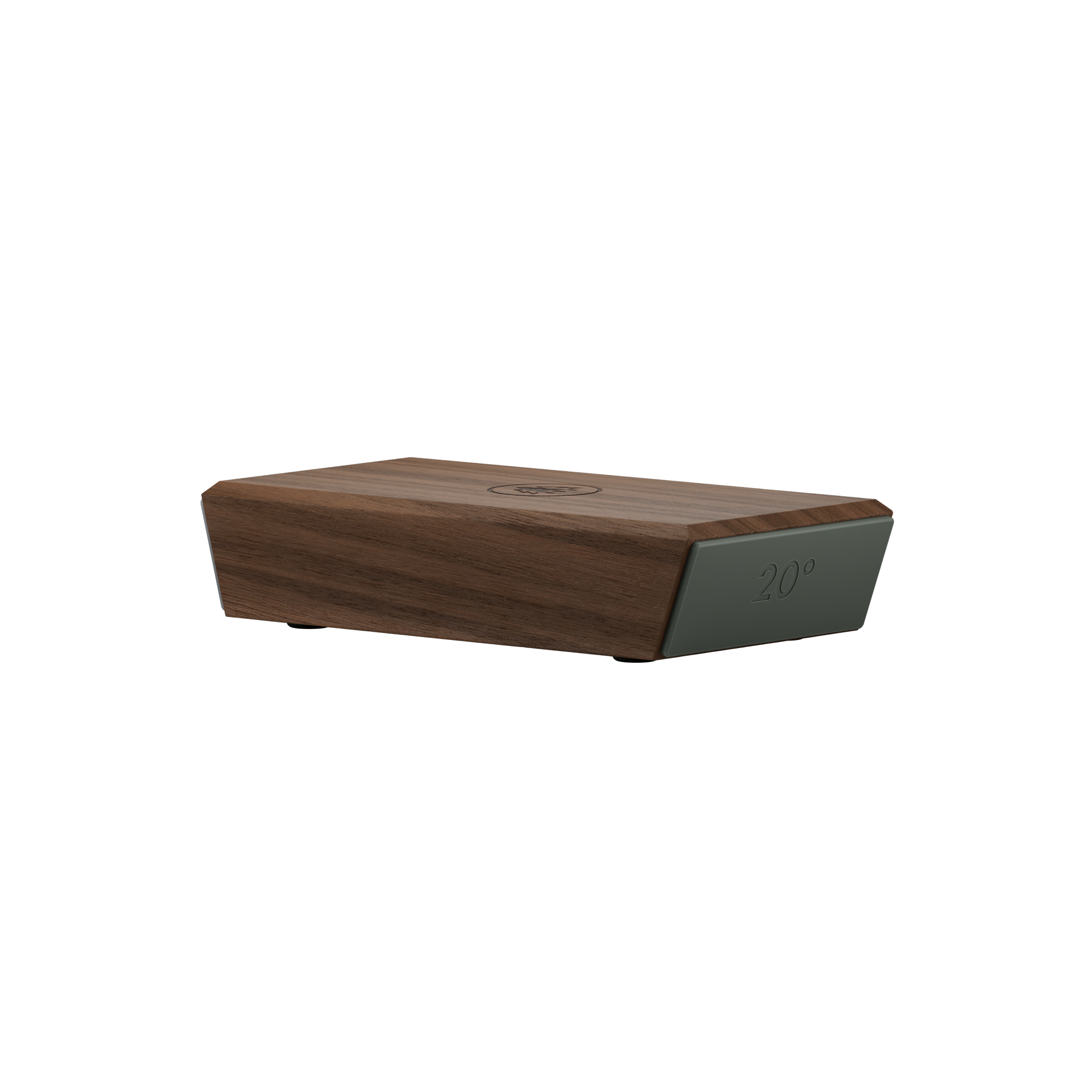 Horl 3 Walnut Rolling Sharpener Angle Guide 20 degree view