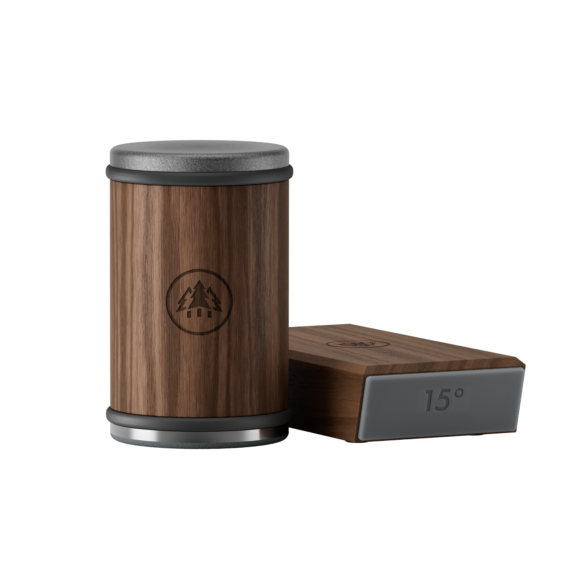 Horl 3 Walnut Rolling Sharpener Kit with Cylinder Sharpener and Angle Guide
