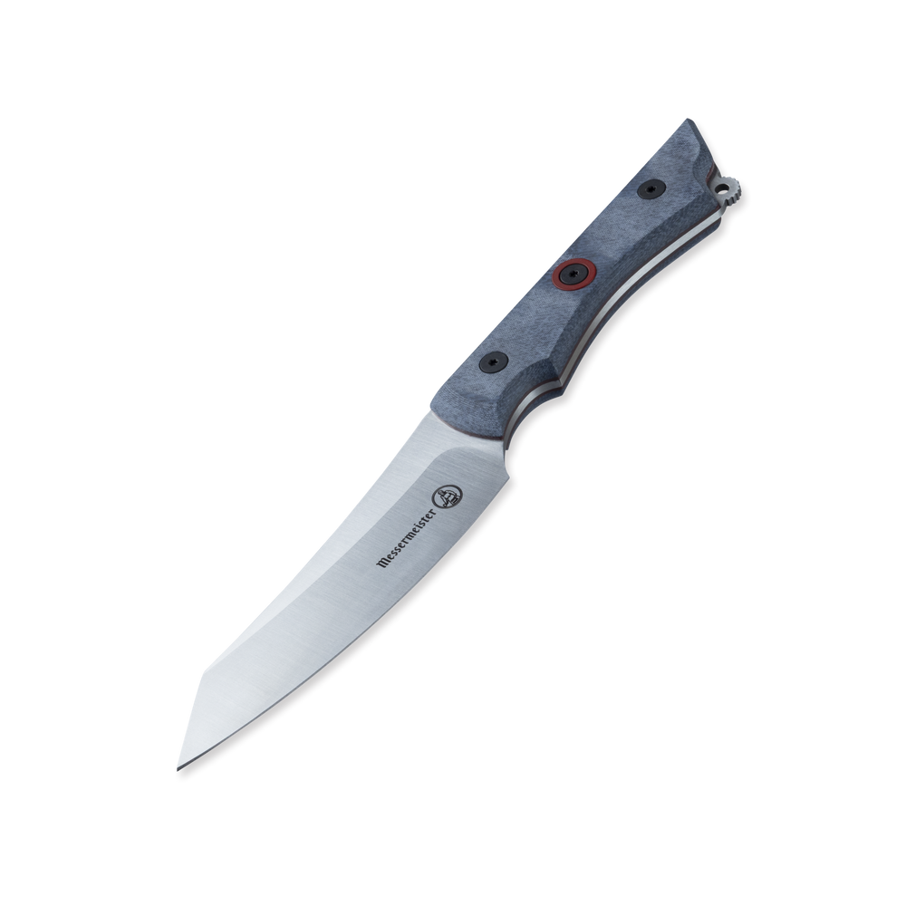 INR x Messermeister Utility - 4.5" - angled down on a plain background