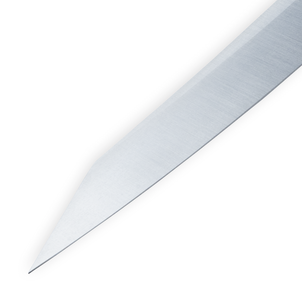 INR x Messermeister Slicer - 9" - close up on the tip of the blade