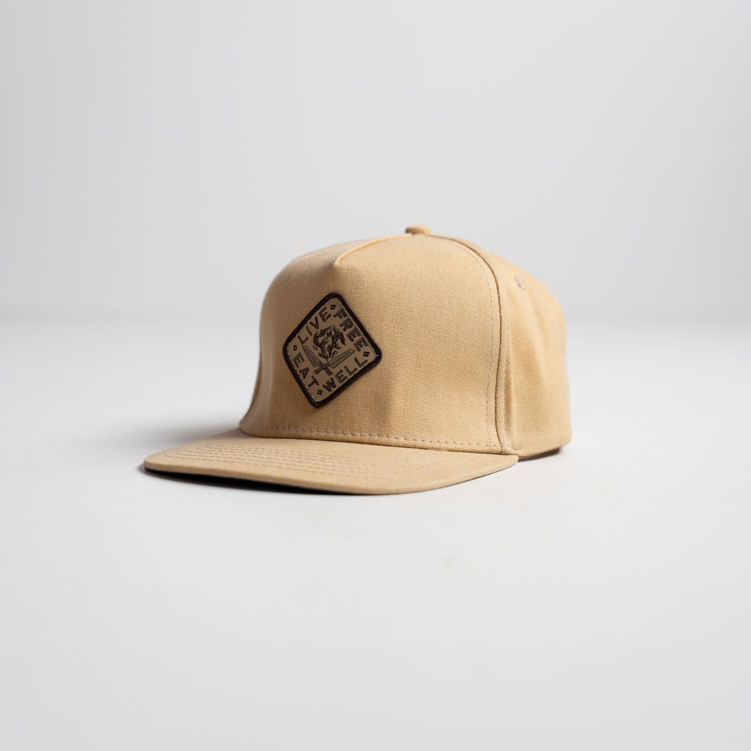 Messermeister x INR Hat - Tan - Durable Waxed Canvas on white background