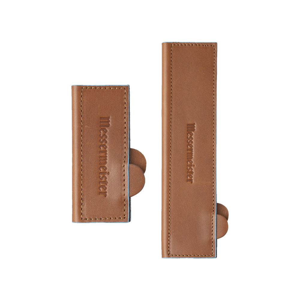 Saddle Leather Edge-Guard Chef & Parer Set - 2 Piece