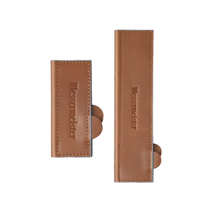Saddle Leather Edge-Guard Chef & Parer Set - 2 Piece