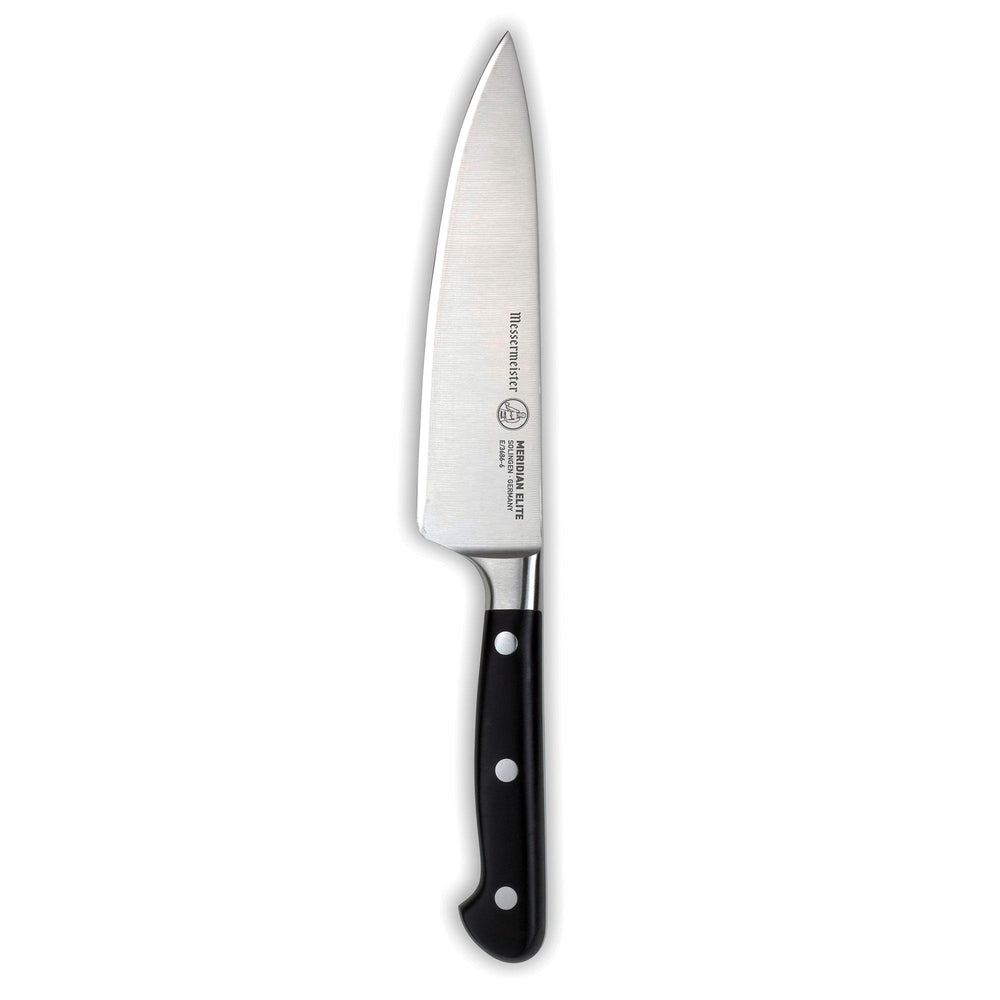 Messermeister Meridian Elite Chef's Knife - 10" - Made in Germany - 
Polyoxymethylene Handle - Thyssen-Krupp 1.4116 Steel