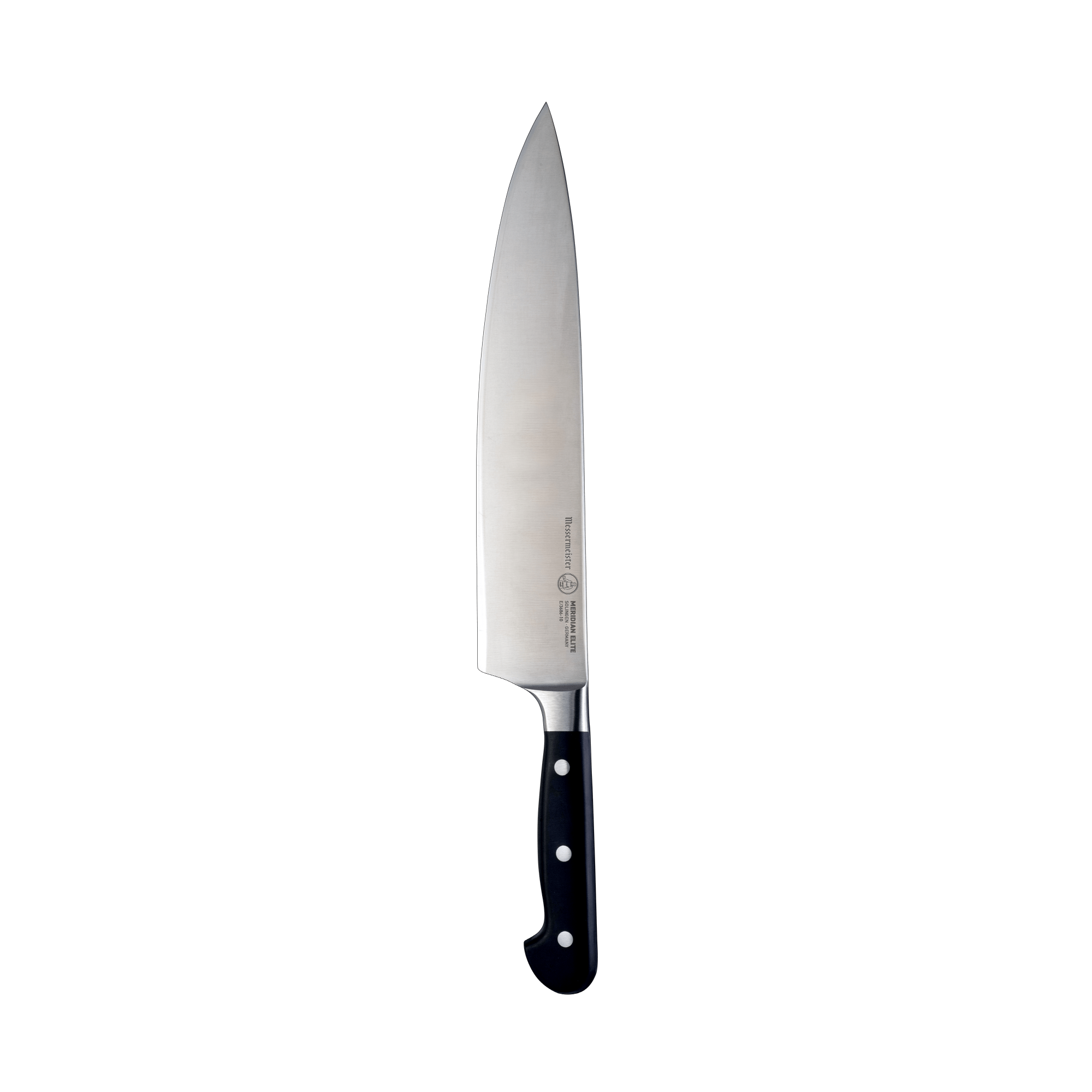 Messermeister Meridian Elite Chef's Knife - 10" - Made in Germany - 
Polyoxymethylene Handle - Thyssen-Krupp 1.4116 Steel