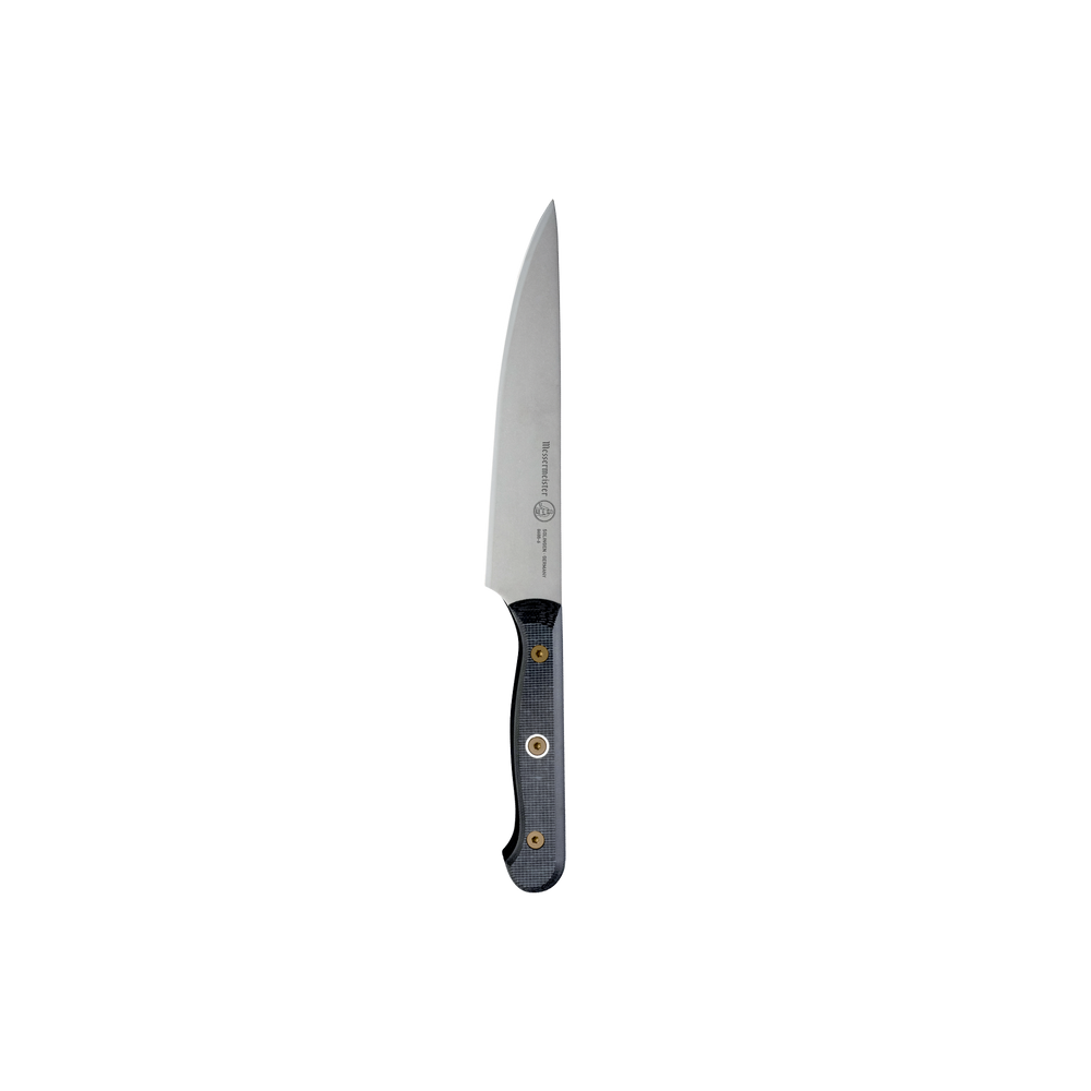 Messermeister Custom utility knife with ergonomic linen Micarta handle and sharp steel blade