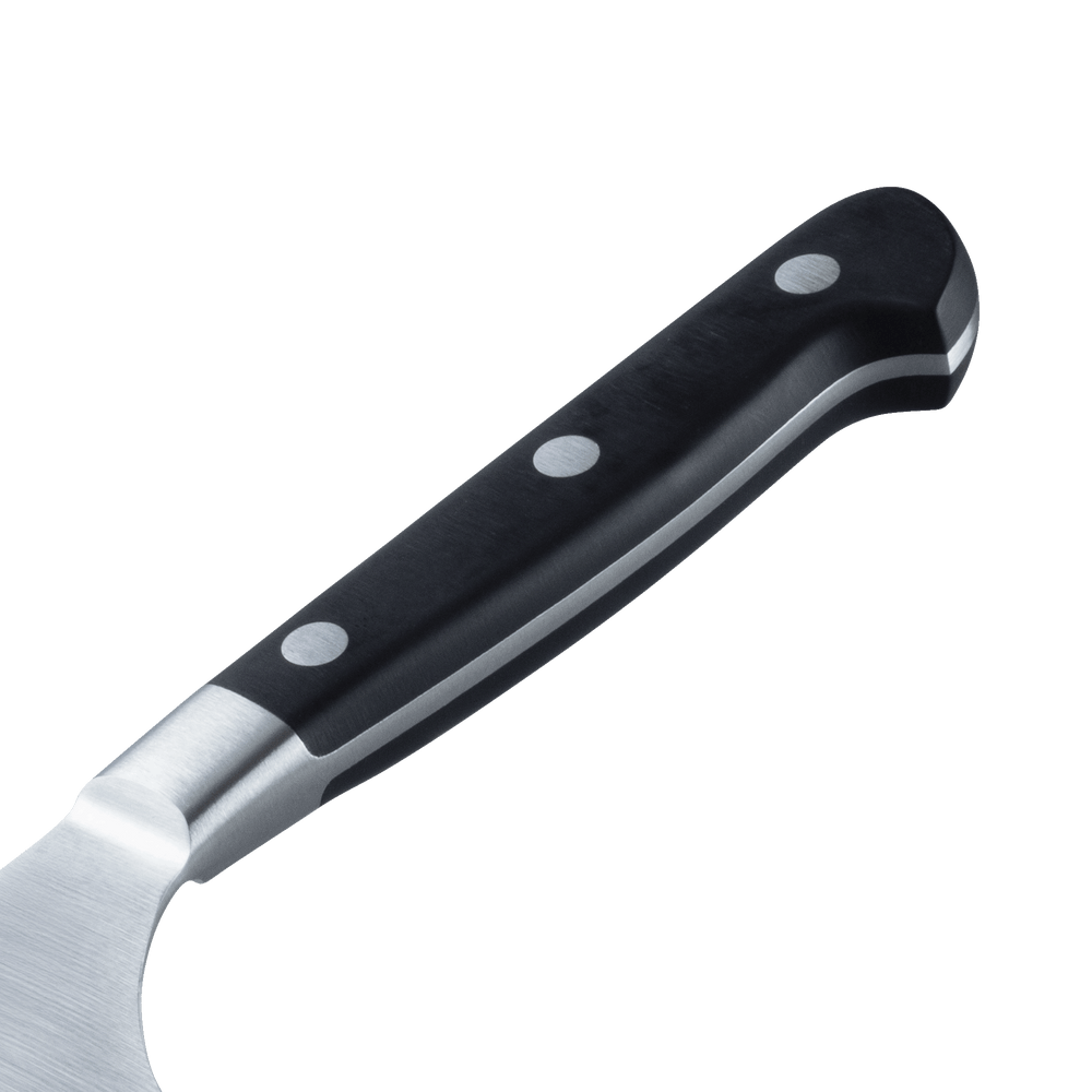 Messermeister Meridian Elite Nakiri Knife black handle with three rivets