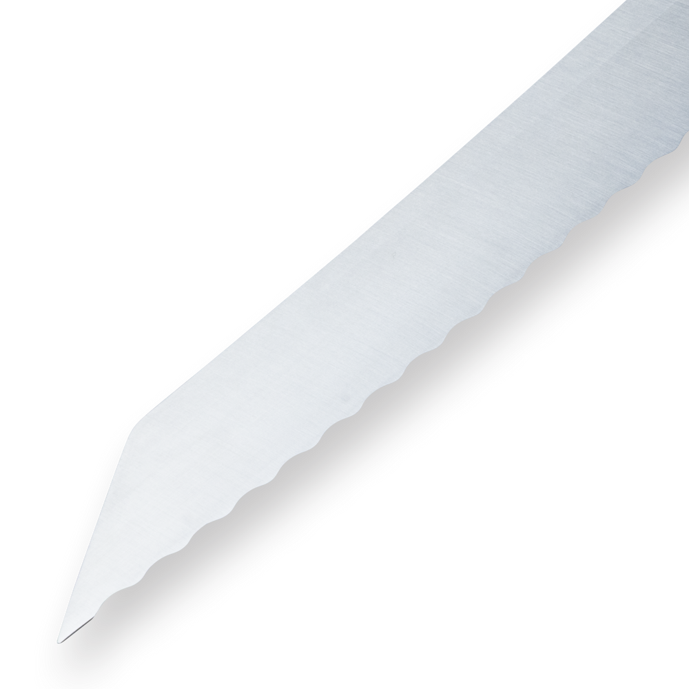 close up of overland scalloped slicer tip
