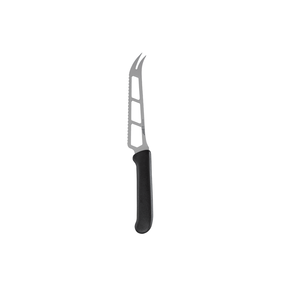 Messermeister Petite Messer black handled 6 inch cheese and tomato knife with precision serrated blade