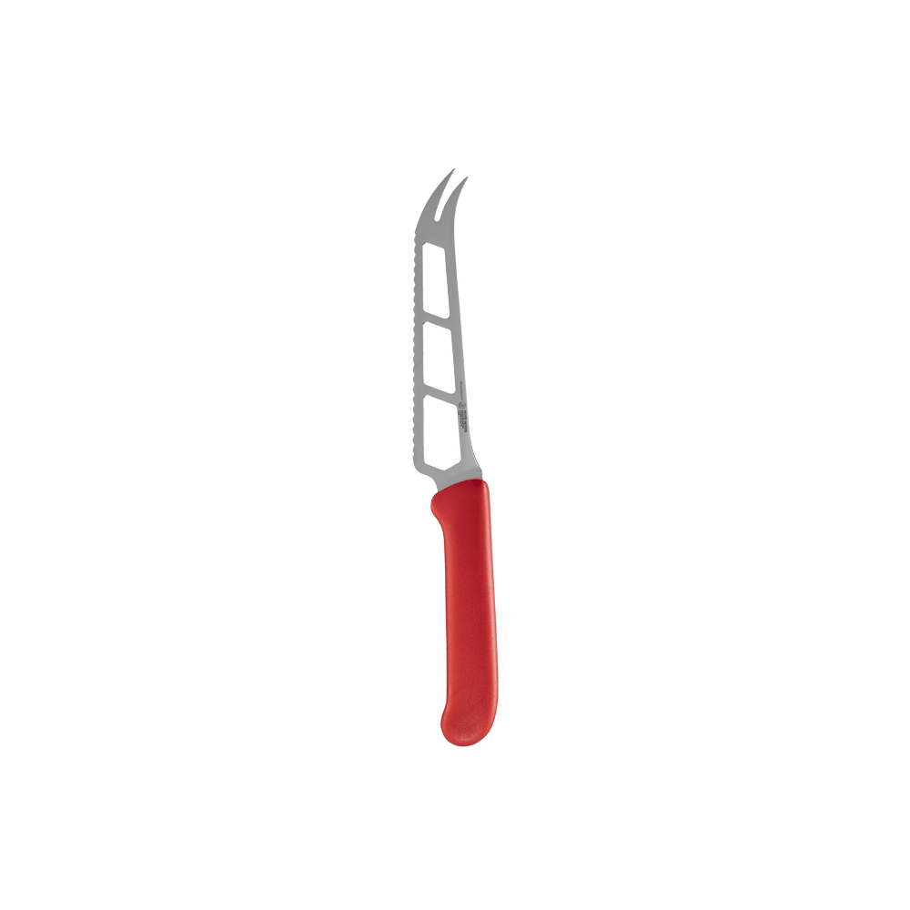 Messermeister Petite Messer red handled 6 inch cheese and tomato knife with precision serrated blade