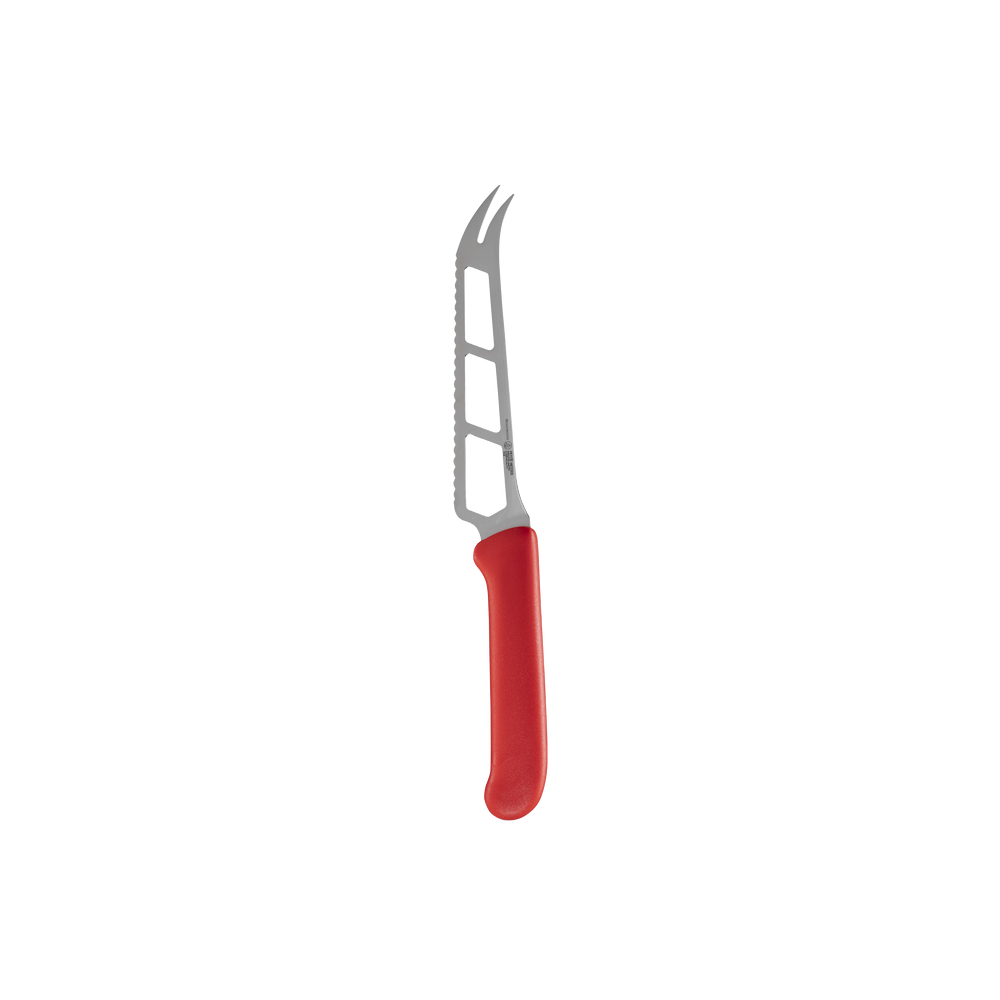 6 inch Messermeister Petite Messer red cheese and tomato knife serrated kitchen knife for slicing tomatoes and soft cheese
