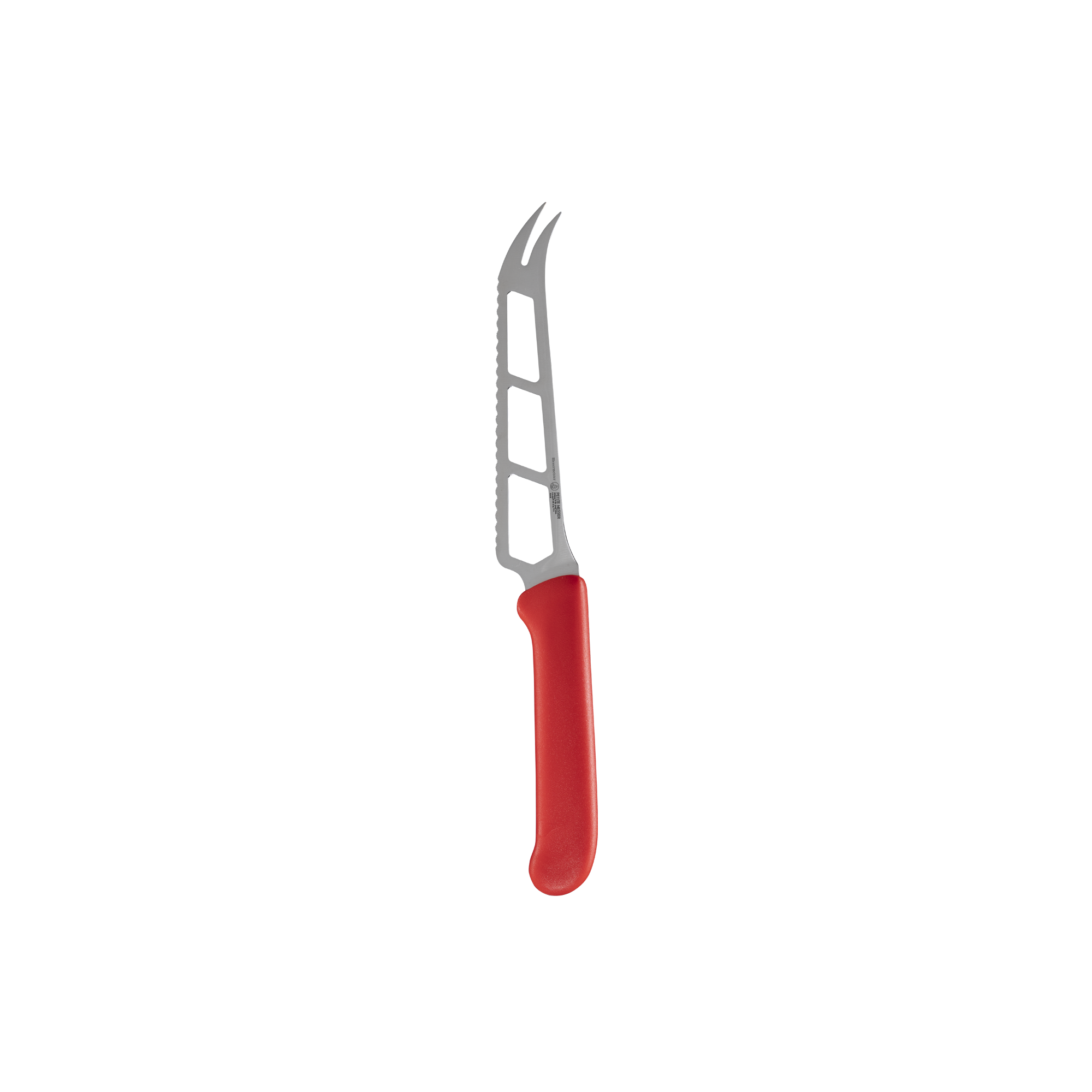 6 inch Messermeister Petite Messer red cheese and tomato knife serrated kitchen knife for slicing tomatoes and soft cheese