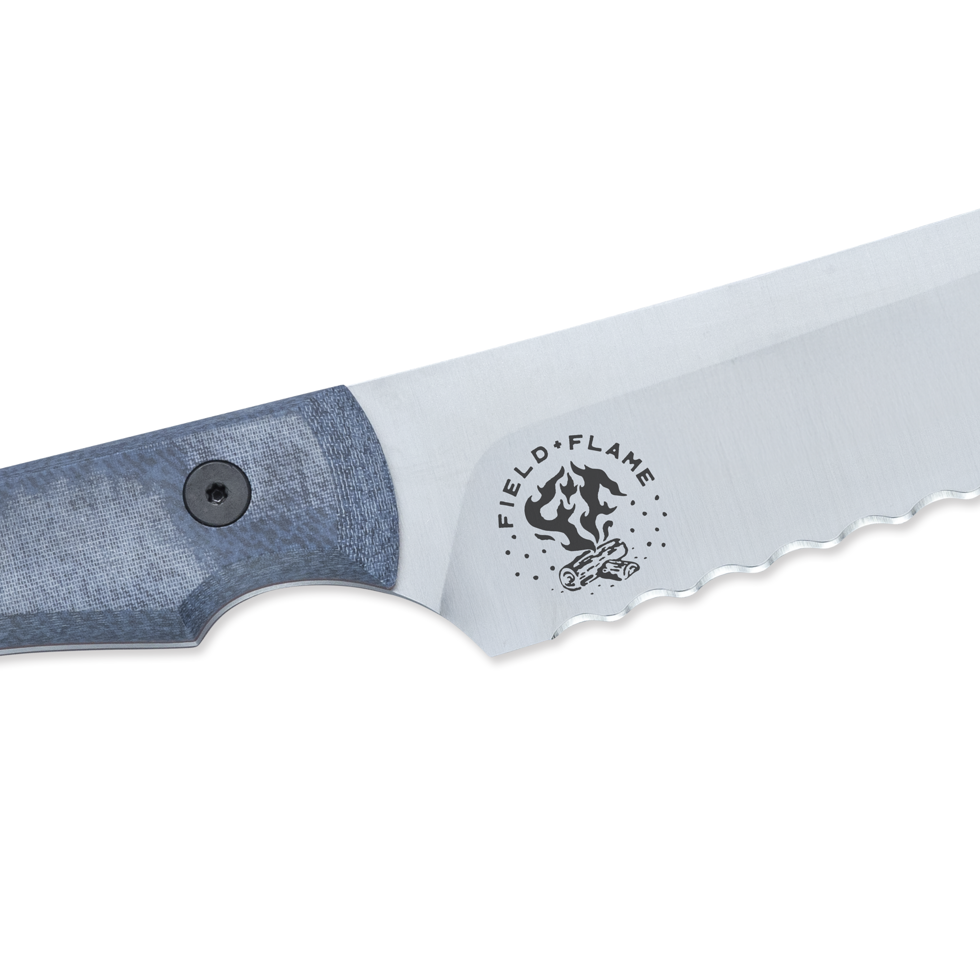 Iron & Resin Overland Chef Scalloped Slicer - 8" - Messermeister