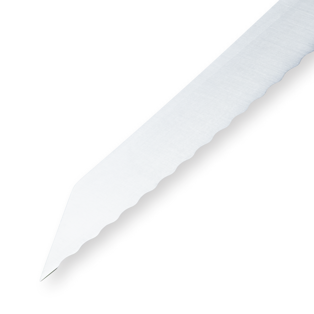 Iron & Resin Overland Chef Scalloped Slicer - 8" - Messermeister