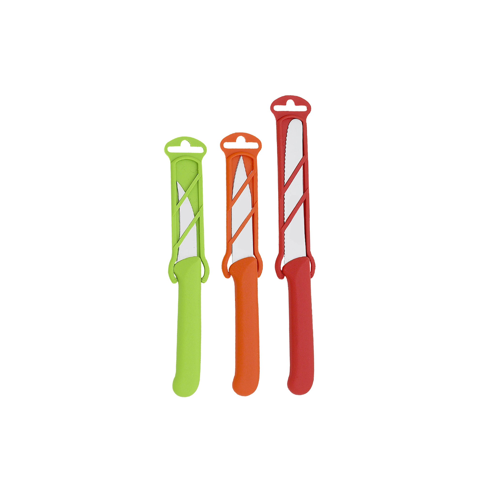 Messermeister Petite Messer Parer Trio Set with Sheaths - Made in Portugal - FRN Handle - X50 Steel
