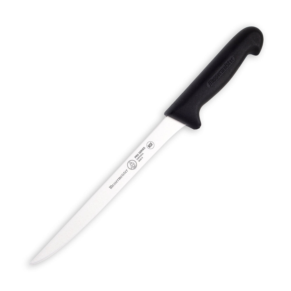 Messermeister Pro Series Flexible Fillet Knife - 8" - Made in Portugal - PolyFibre TPE Handle - X50 Steel