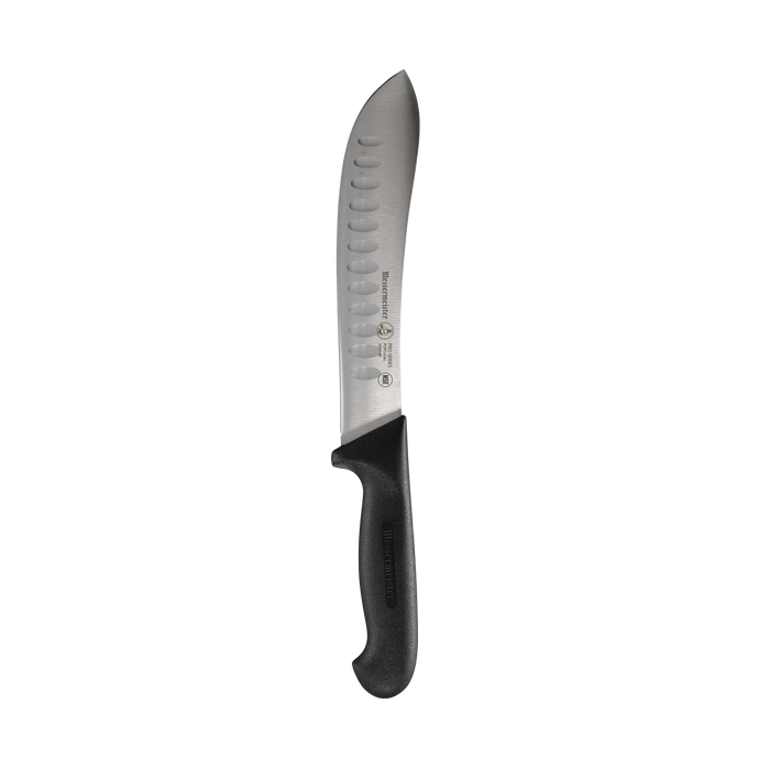 Messermeister Pro Series Kullens Butcher Knife - 8" - Made in Portugal - 
PolyFibre TPE Handle - X50 Steel