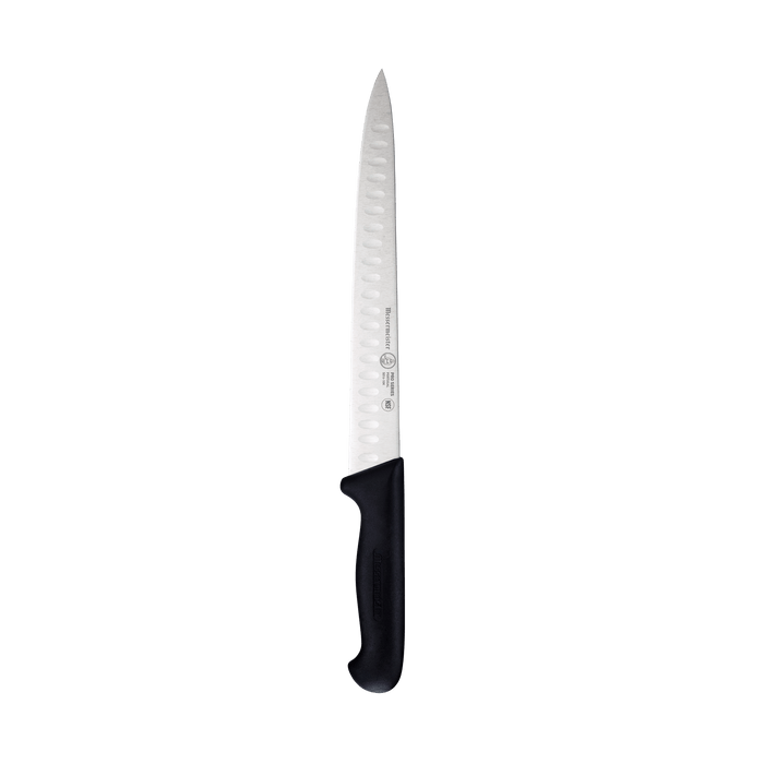 Messermeister Pro Series Kullens Carving Knife - 10" - Made in Portugal - PolyFibre TPE Handle - X50 Steel
