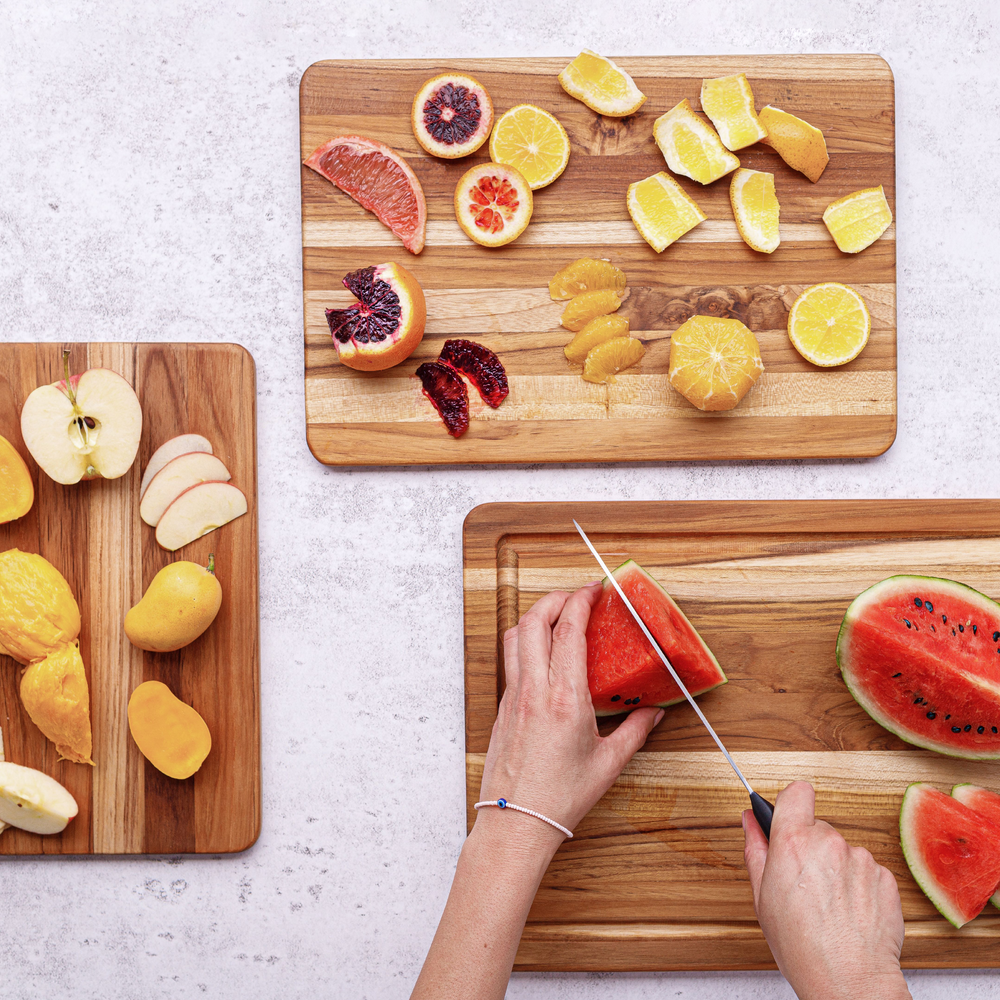 TeakHaus Essential Cutting Board Set - 3 Piece