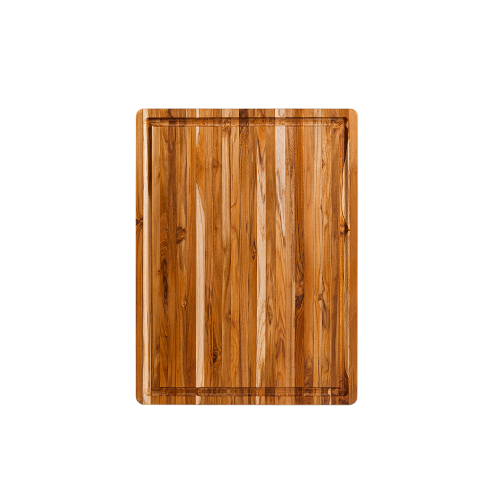 TeakHaus Traditional Carving Board with Juice Canal - 24" x 18"