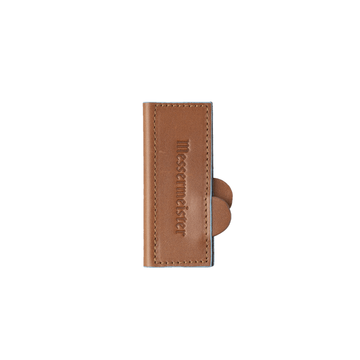 4 Inch Saddle Brown Leather Magnetic Edge-Guard - Messermeister