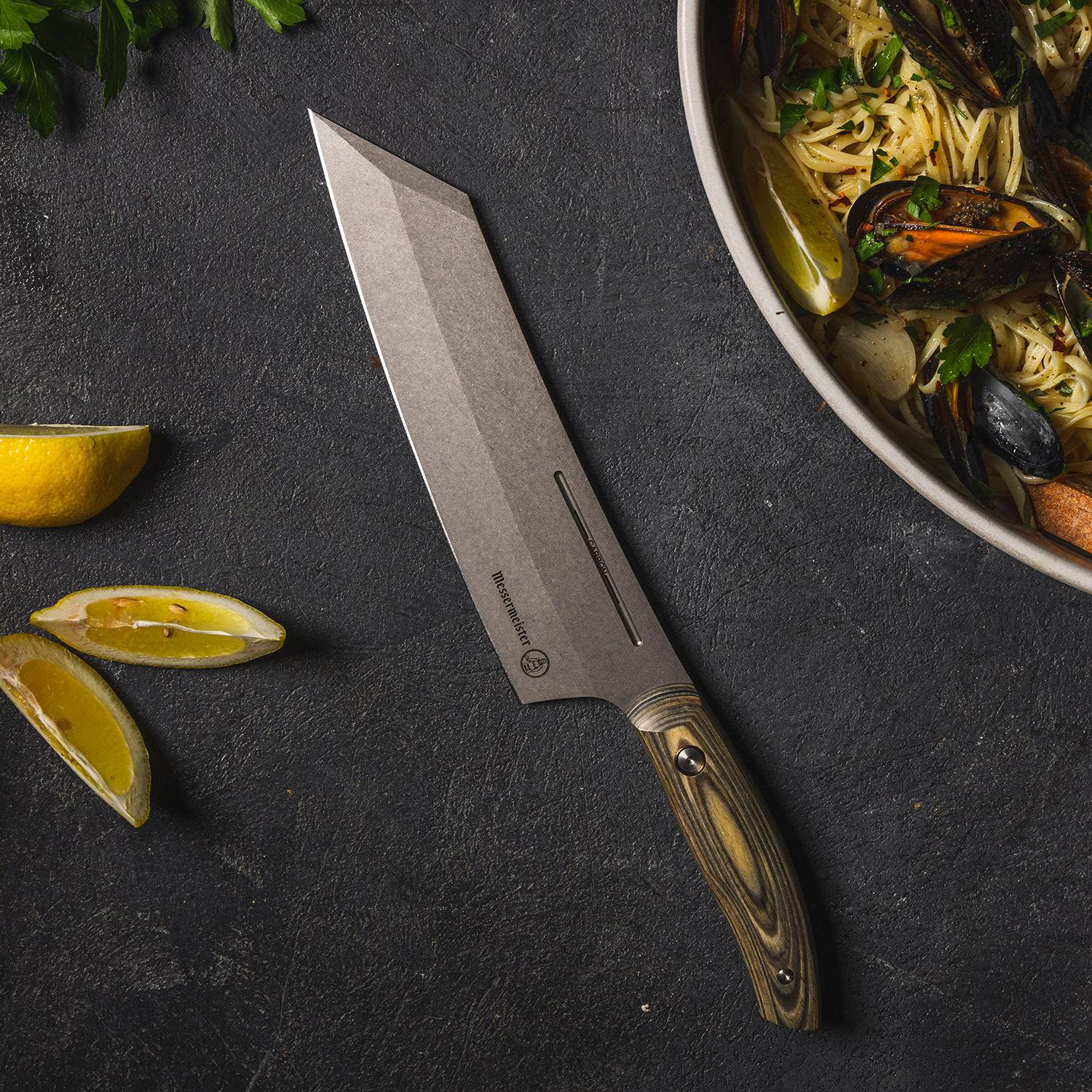 Carbon Bunka Chef's Knife - 8