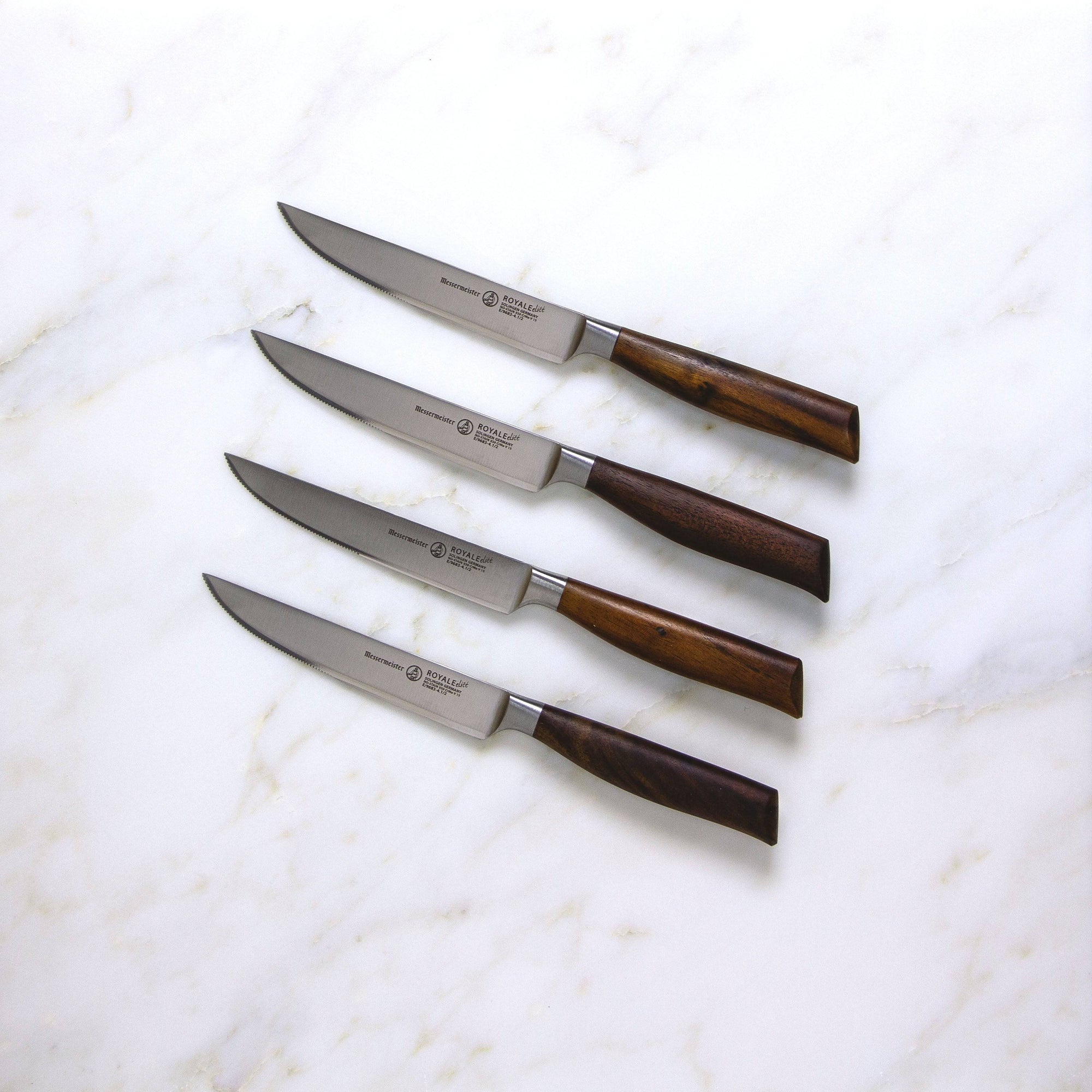 Royale Elite Fine Edge Steak Knife Set - 4 Piece - Messermeister