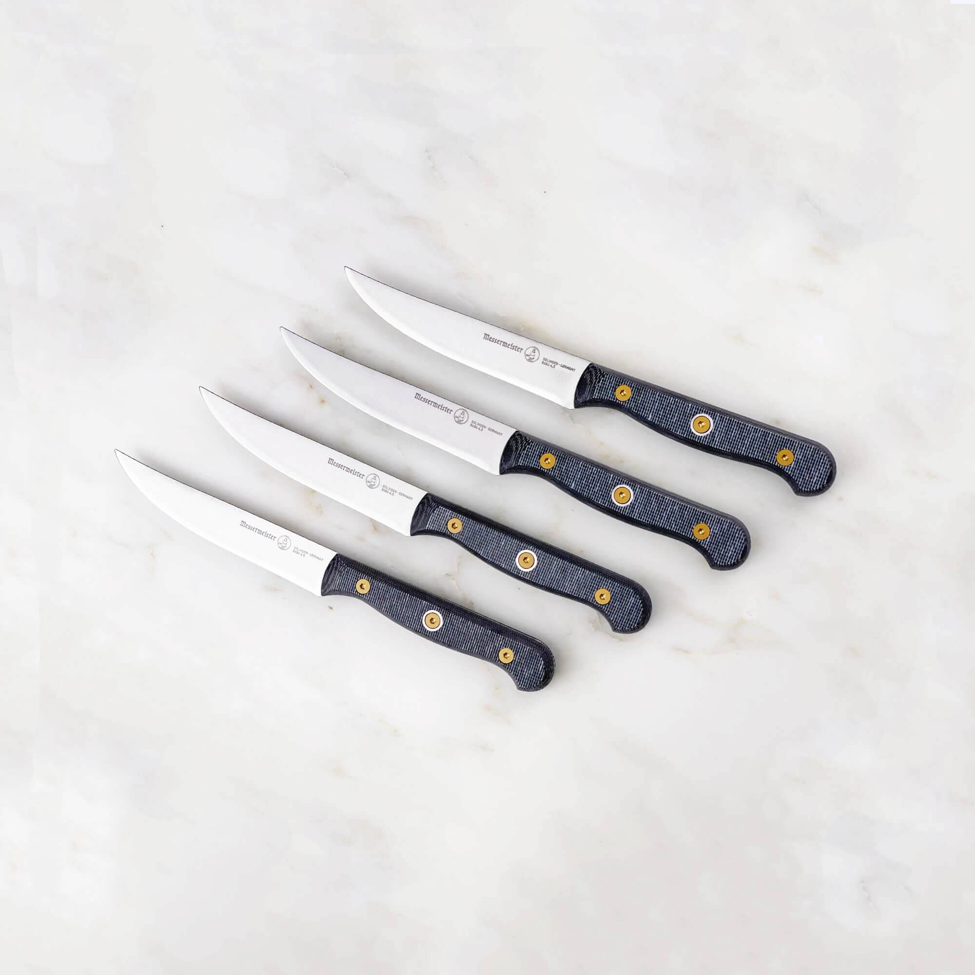 Messermeister Meridian Elite 4-Piece Steak Knife Set