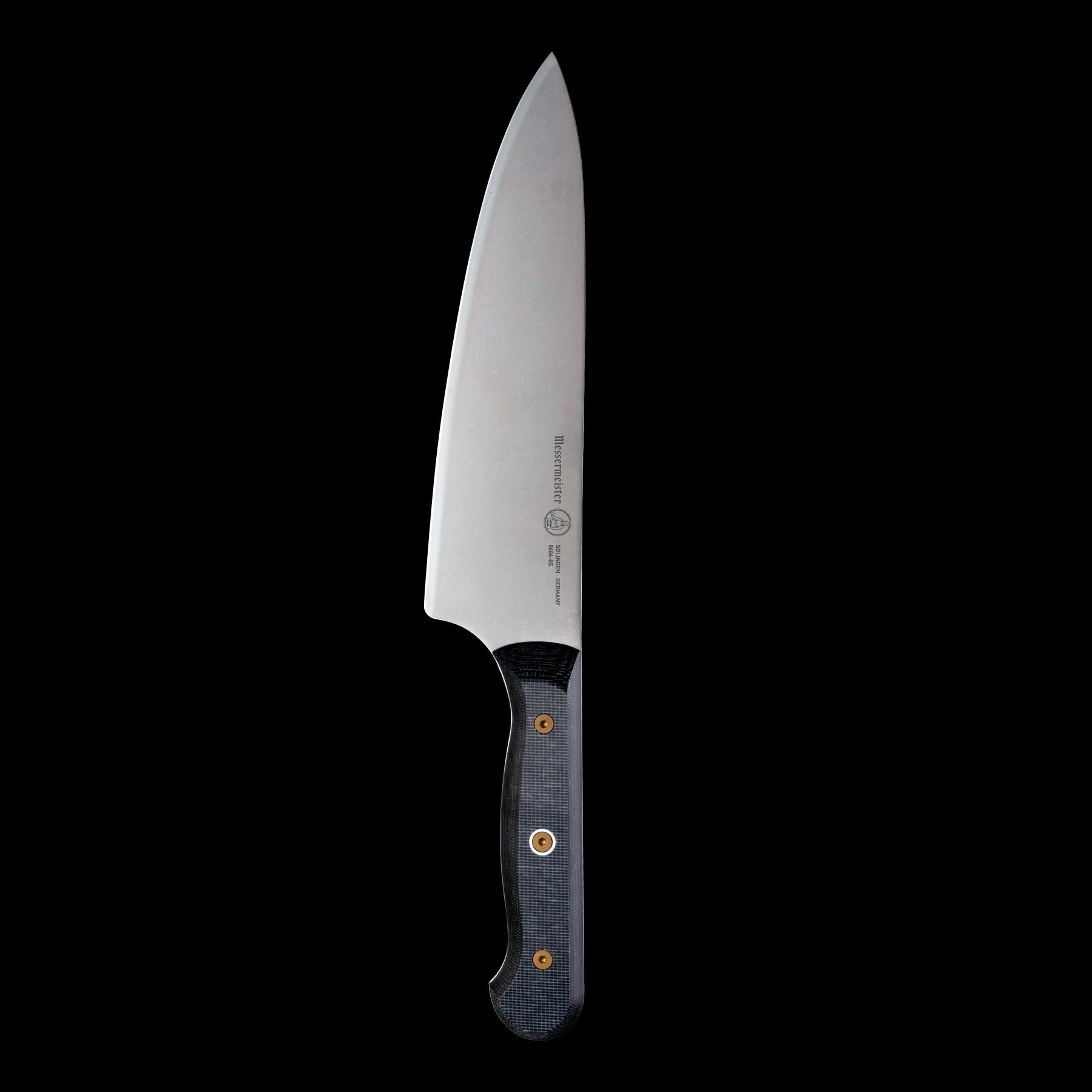 Messermeister 8” Chef's Edge-Guard, Black - Fashionable & Functional Knife  Protector for Chef's & Wide-Blade Knives - 2 Blade Entry Notches - 8.5” x