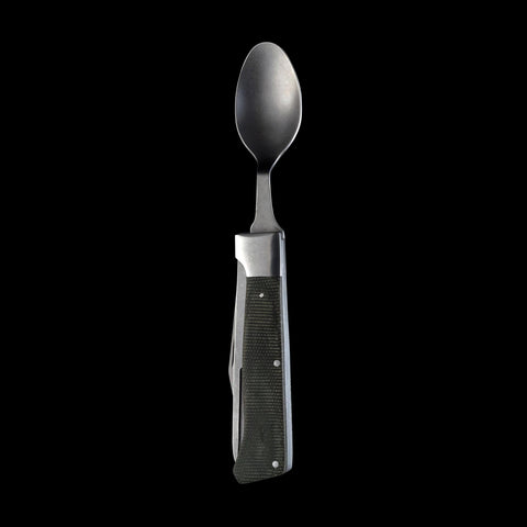 Adventure Chef Folding Camp Utensil - Distressed Linen - Messermeister