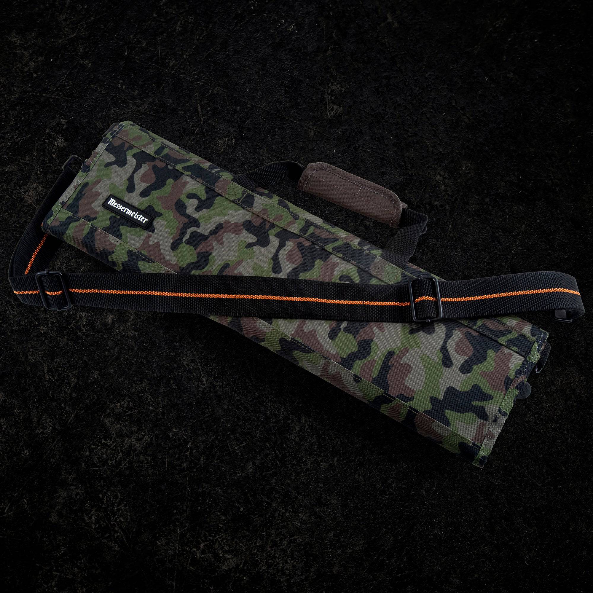 8 Pocket Camouflage Knife Roll - Messermeister